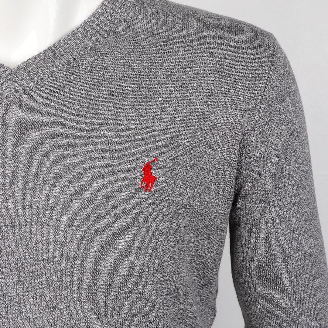 RL Classic Small Pony Grey Cardigan - Obeezi