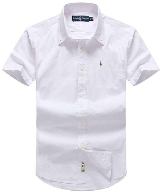 RL Custom Fit Small Horse White Shirt - Obeezi