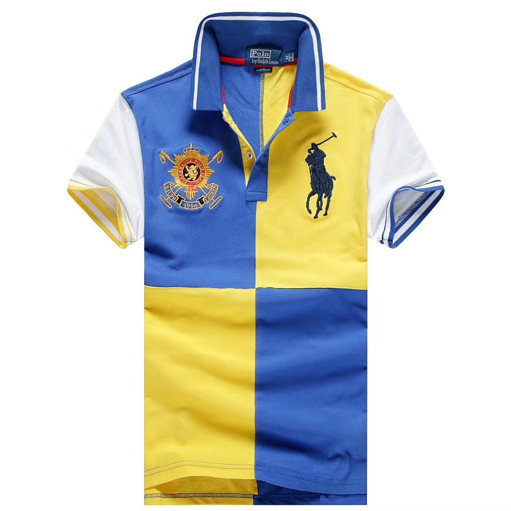 RL Custom Fitted Black Watch Team PRL 1996 Blue/Yellow Shirt - Obeezi