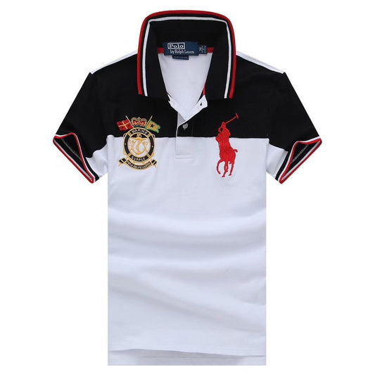 RL Custom Fitted Marine Suppy III Double Color Navy et White - Obeezi