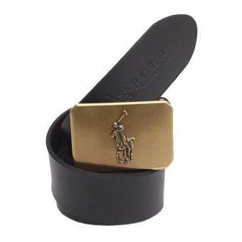 RL Leather Belt - Black - Obeezi.com