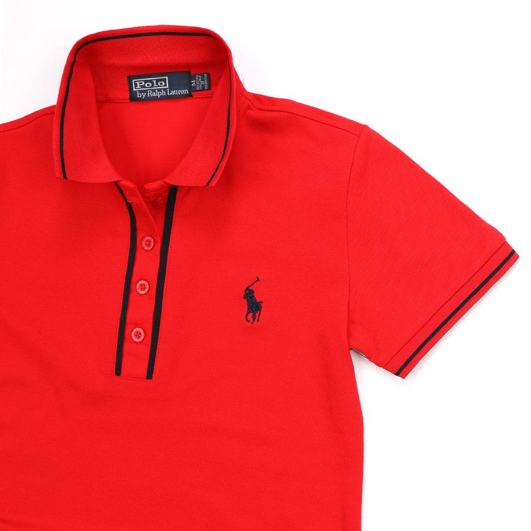 RL Small Pony Custom Fitted Ladies Gown- Red - Obeezi