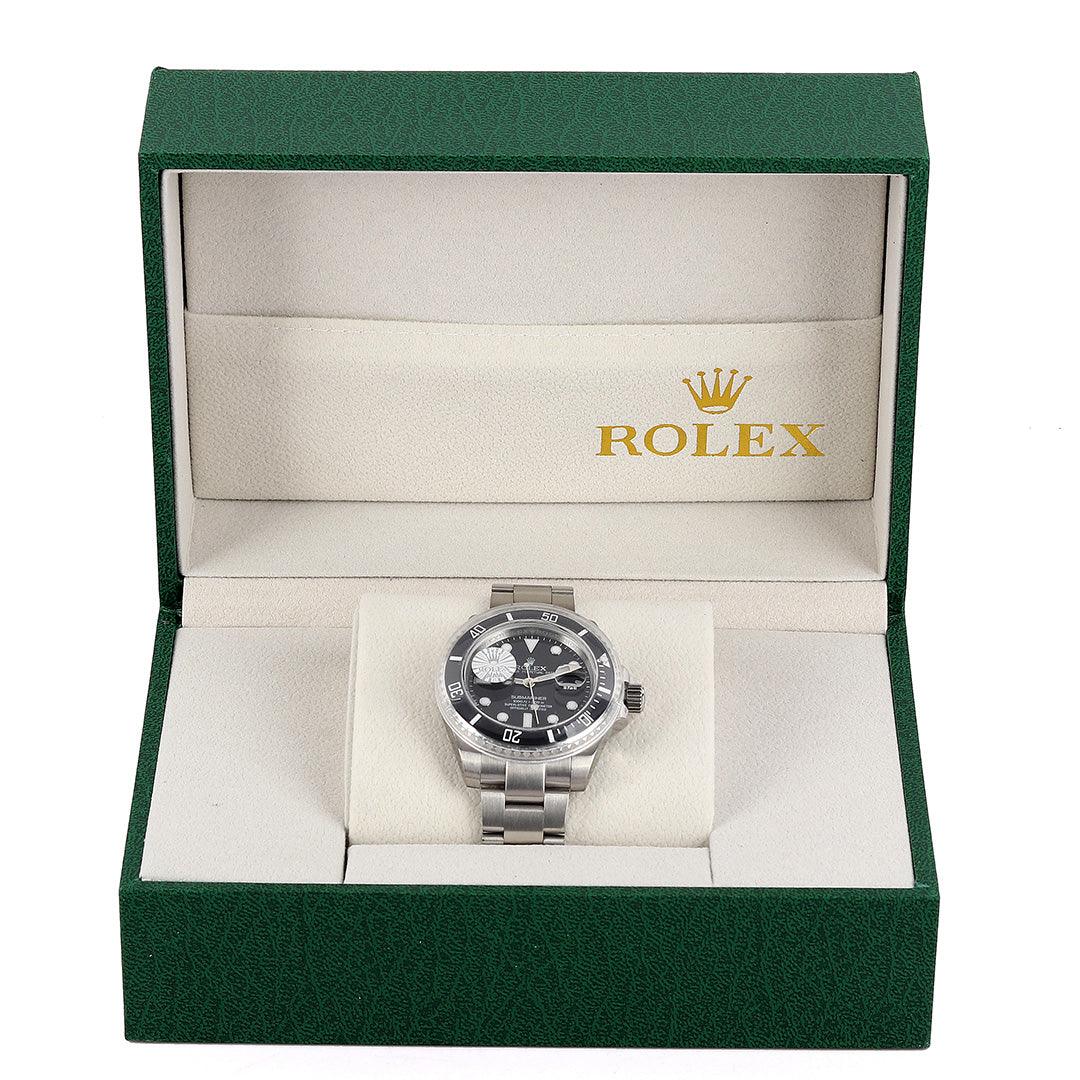 Rolex Submariner Black Screen Stainless Men Watch - Obeezi.com