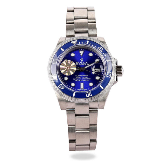 Rolex Submariner Blue Sea Screen Stainless Men Watch - Obeezi.com
