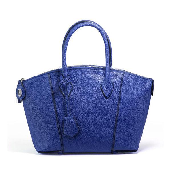 Round Shape Women Leather Blue Fashion Style handbag - Obeezi.com