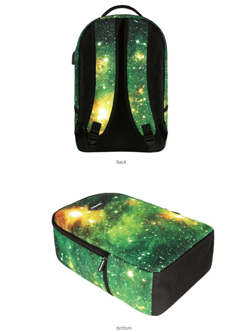 Running Tiger Multicolored With Usb charging Port and Auxillary Backpack Bags - Obeezi.com