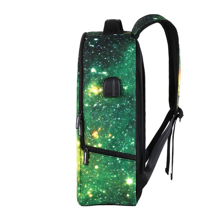 Running Tiger Multicolored With Usb charging Port and Auxillary Backpack Bags - Obeezi.com