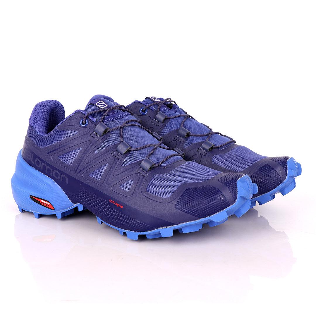 Salomon Speedcross 5 Gtx Trail Blue Running Sneakers - Obeezi
