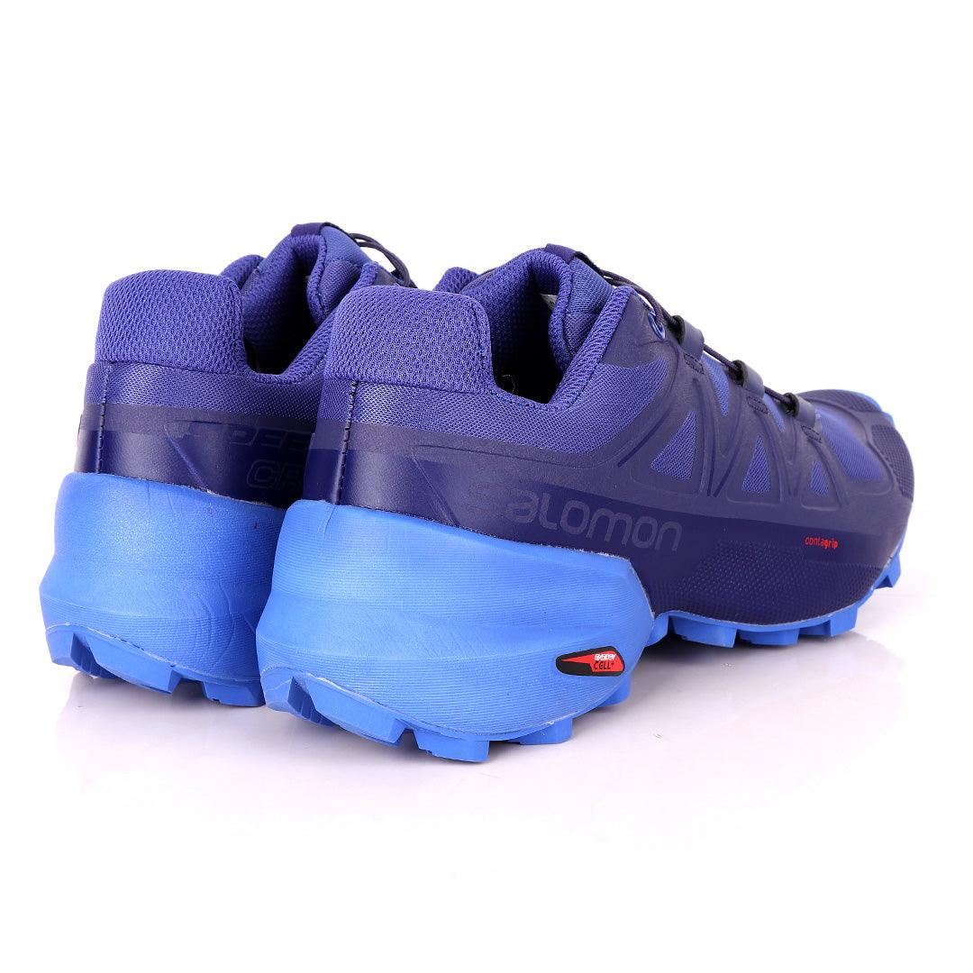 Salomon Speedcross 5 Gtx Trail Blue Running Sneakers - Obeezi