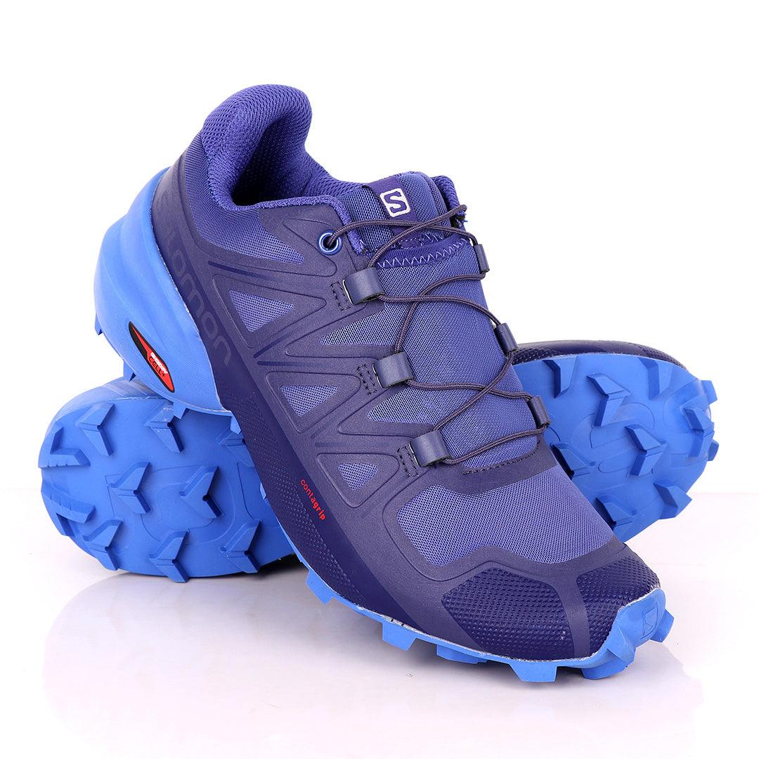 Salomon Speedcross 5 Gtx Trail Blue Running Sneakers - Obeezi
