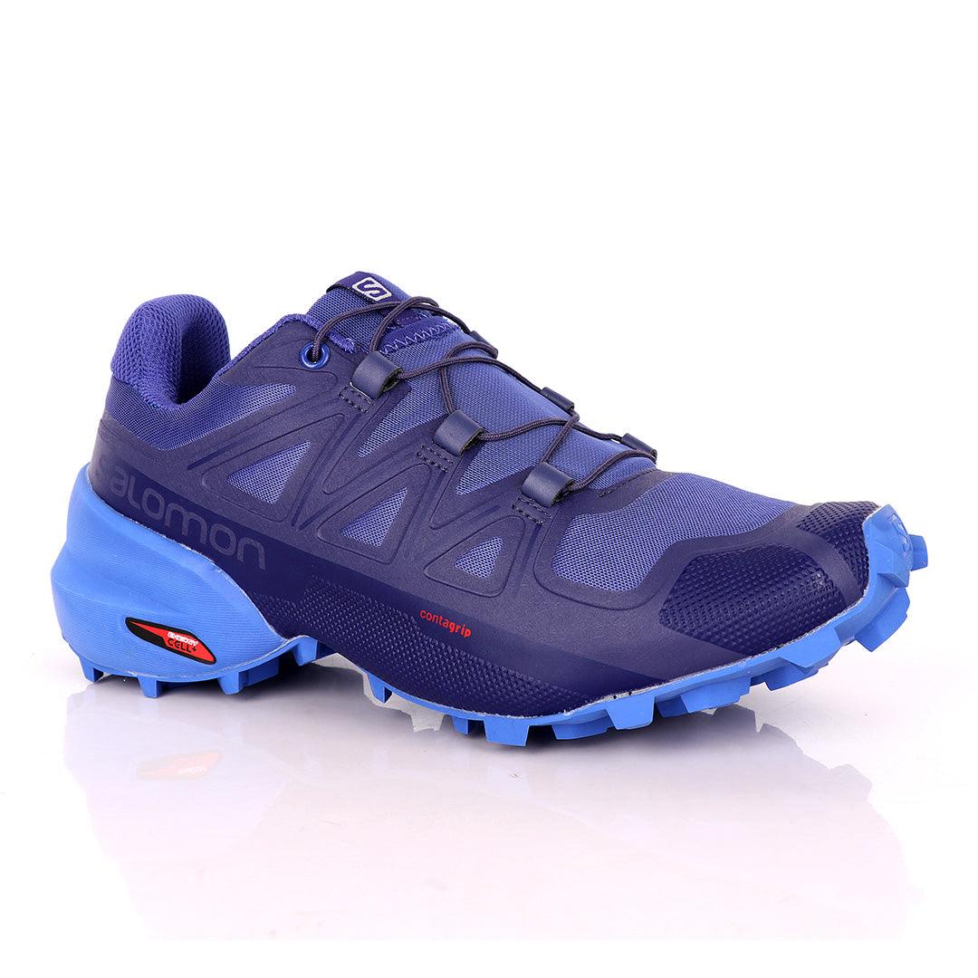 Salomon Speedcross 5 Gtx Trail Blue Running Sneakers - Obeezi