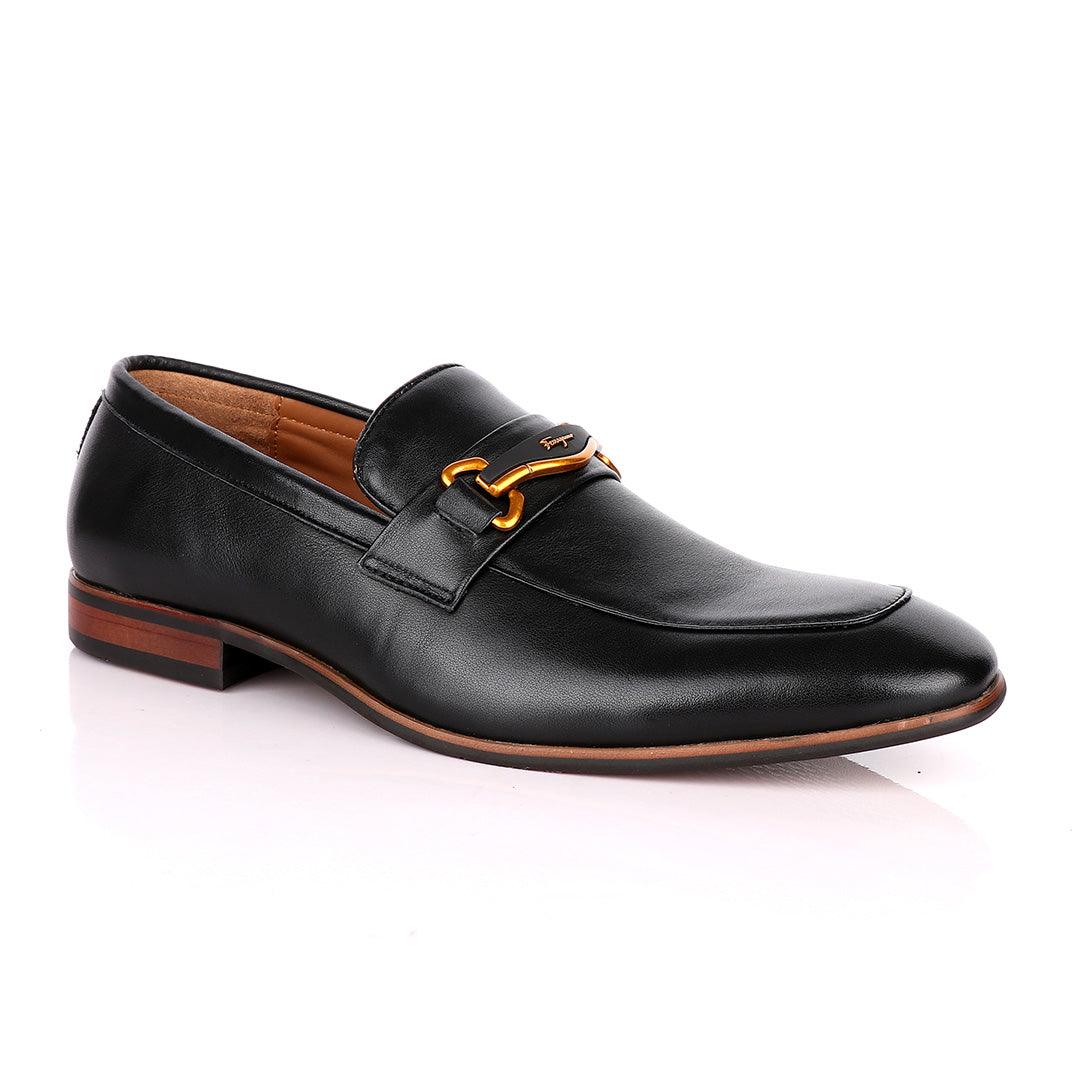 Salvatore Ferragamo Custom Designs Black Loafers - Obeezi