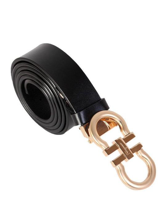 SALVATORE FERRAGAMO Gancio leather belt - Obeezi.com