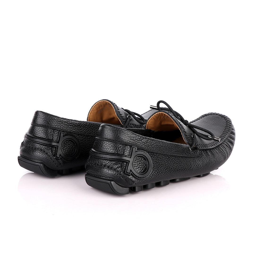 Salvatore Ferragamo Granprix Men's Black Drivers - Obeezi