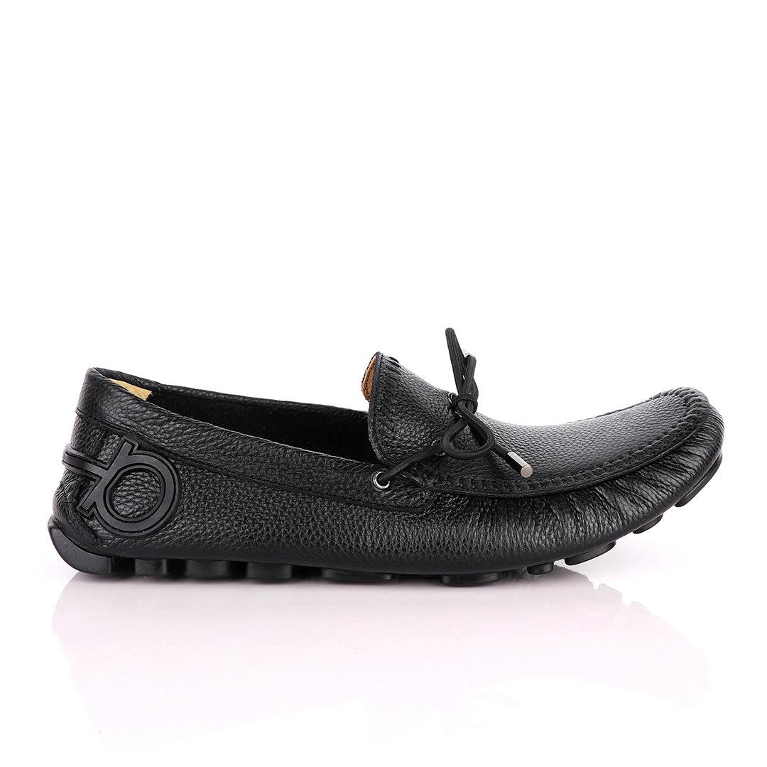 Salvatore Ferragamo Granprix Men's Black Drivers - Obeezi