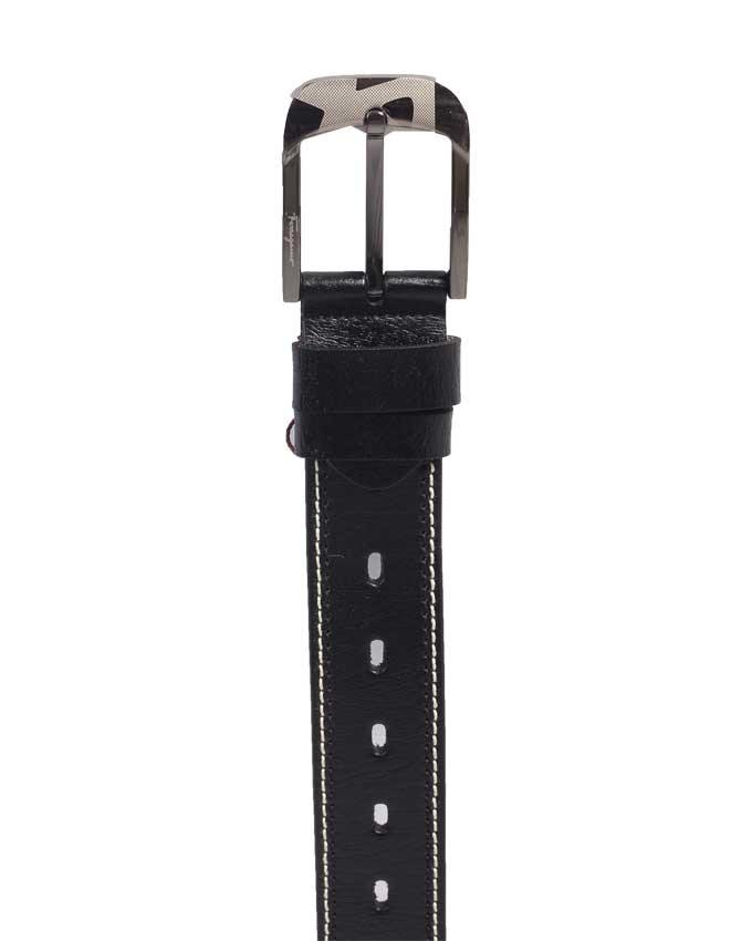 SALVATORE FERRAGAMO Leather belt Black - Obeezi.com
