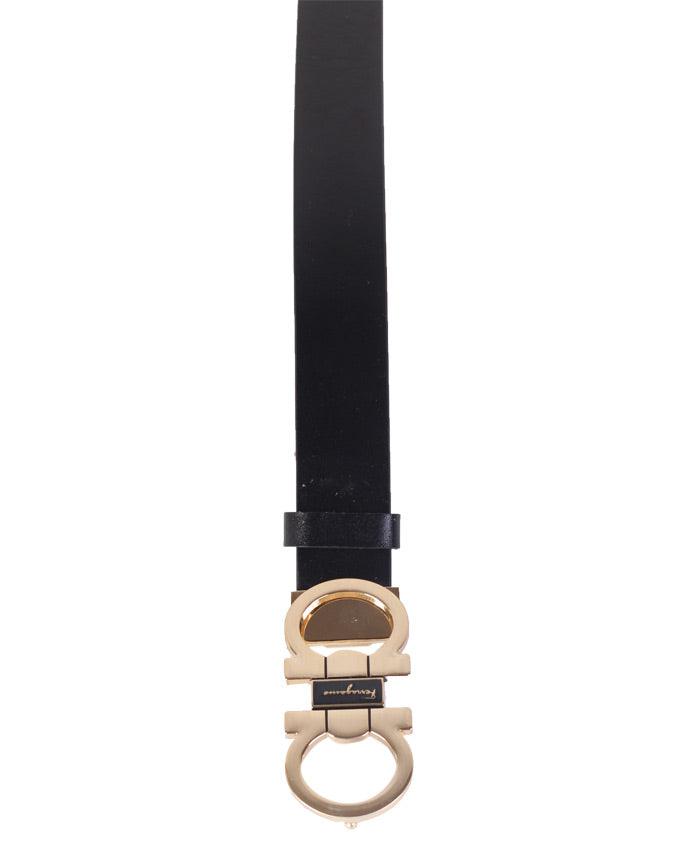 Salvatore Ferragamo Leather belt - Black - Obeezi.com