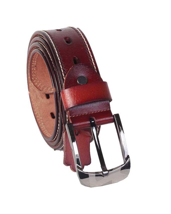 Salvatore Ferragamo Leather belt - Brown - Obeezi.com