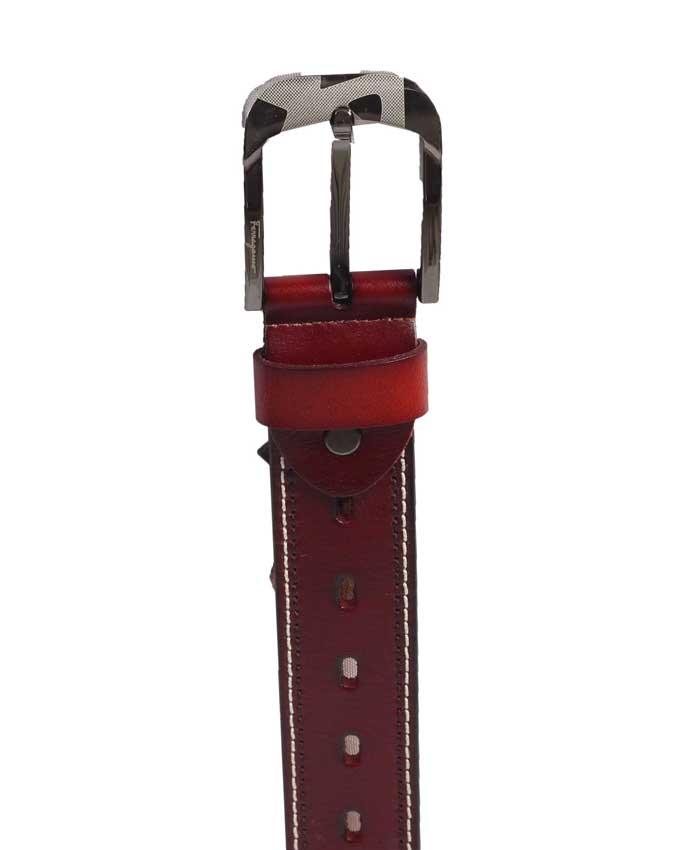 Salvatore Ferragamo Leather belt - Brown - Obeezi.com