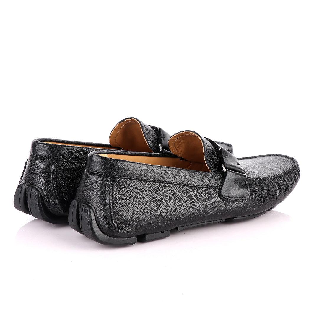 Salvatore Ferragamo Men's Black Driver - Obeezi