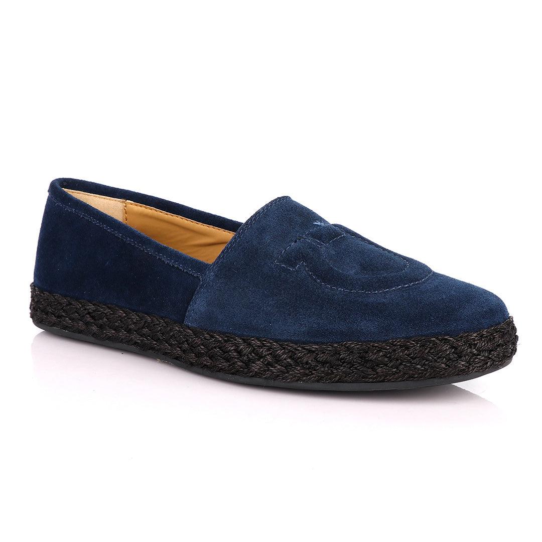 Salvatore Ferragamo Men's Suede Parigi loafers-Navy Blue - Obeezi