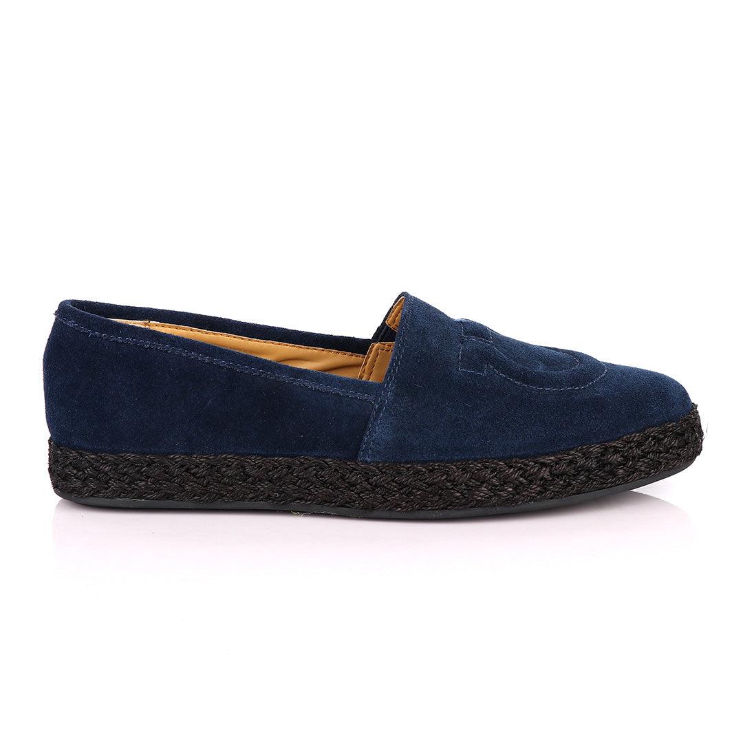 Salvatore Ferragamo Men's Suede Parigi loafers-Navy Blue - Obeezi