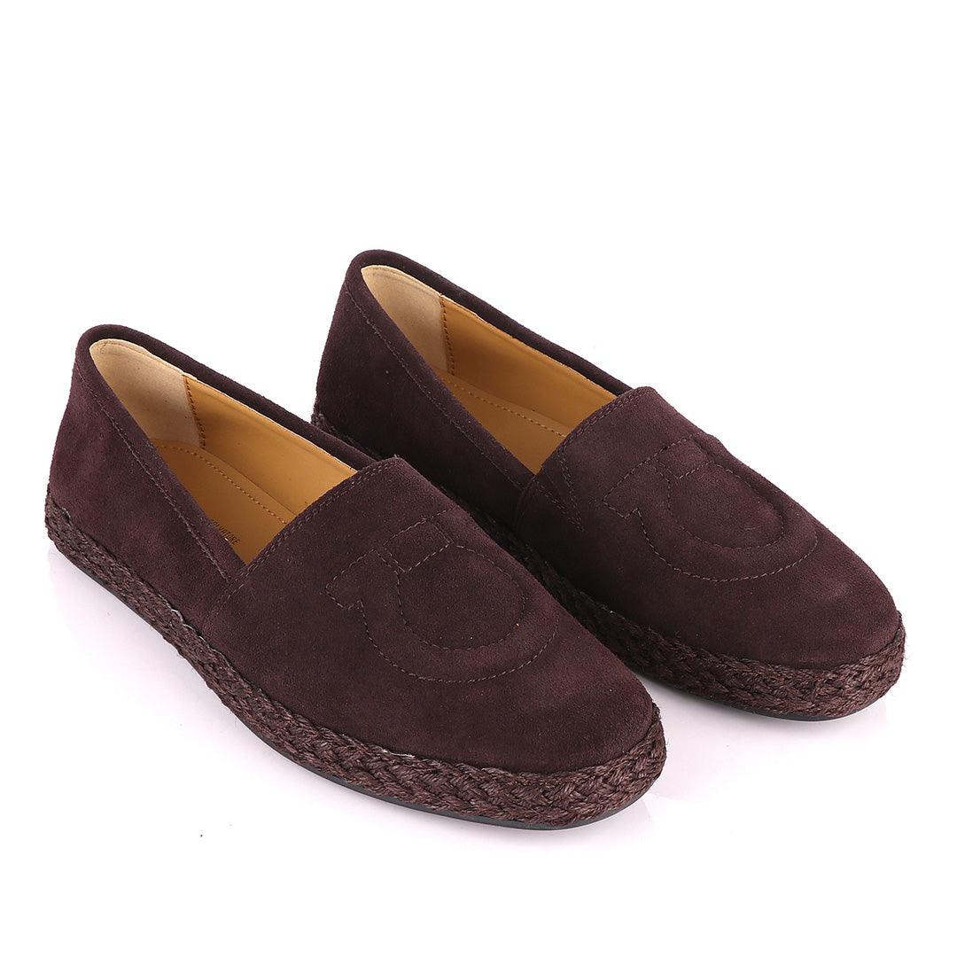 Salvatore Ferragamo Men's suede Parigi loafers - Obeezi
