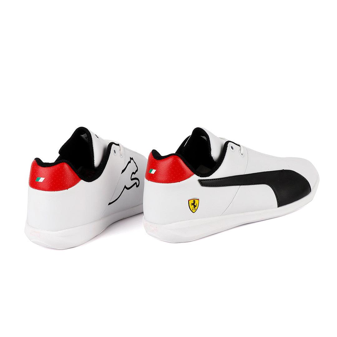 SF Future Cat Casual Puma Ferrari Sneakers-White - Obeezi