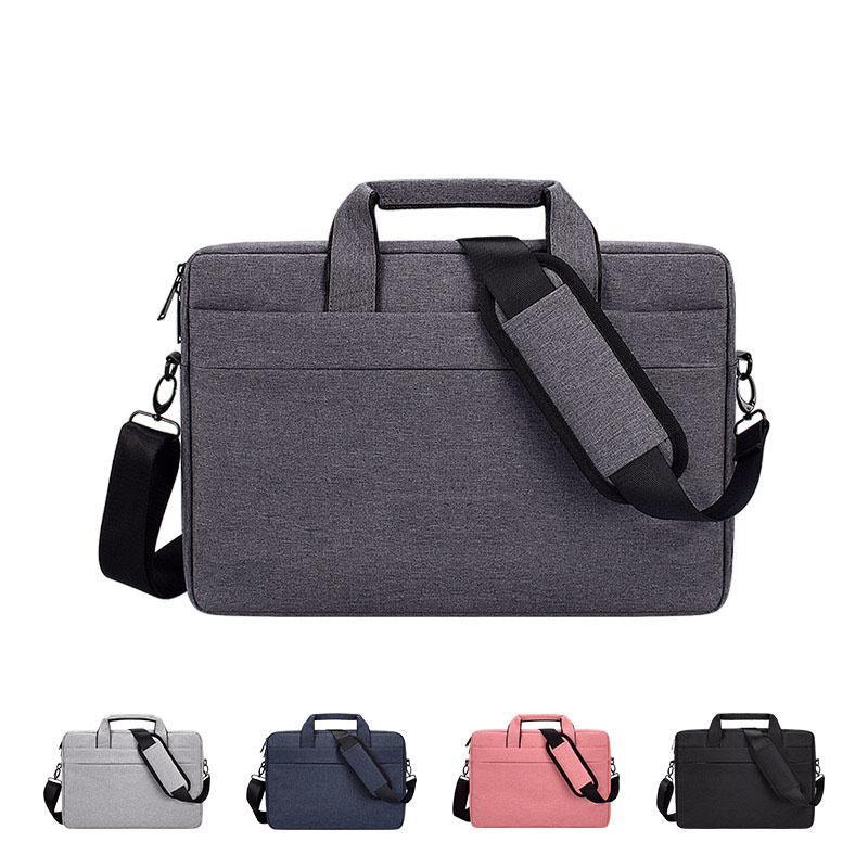 Shockproof Business Laptop Shoulder Bag- Grey - Obeezi.com