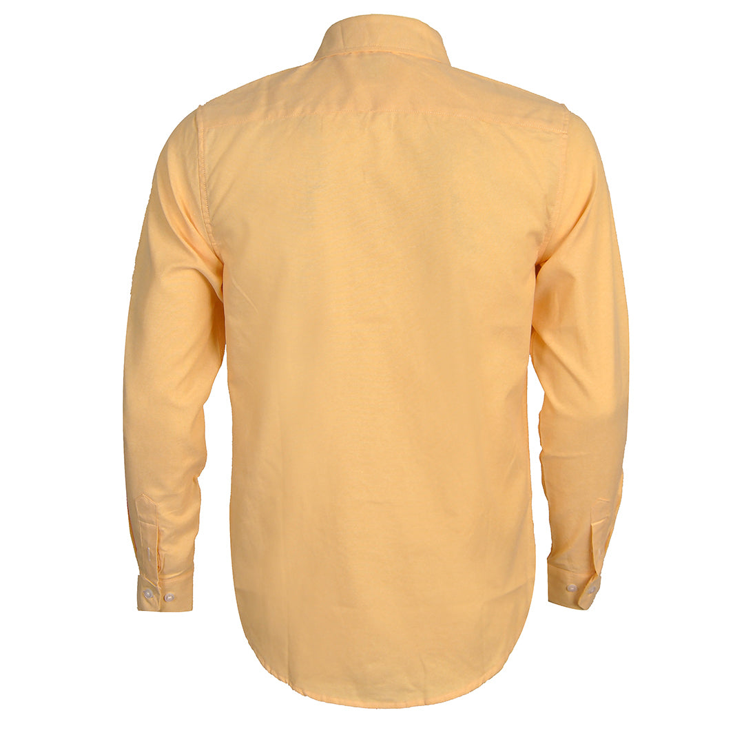 Side Logo Button Down Shirt - Yellow - Obeezi.com