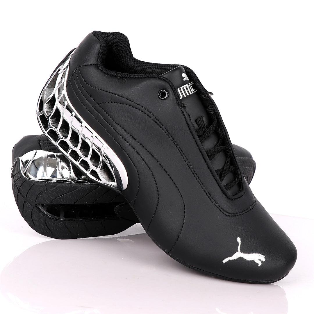 Silver Puma Future Super GT Sneakers -Black - Obeezi
