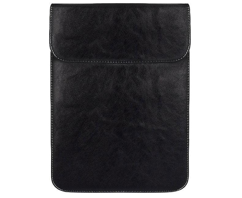 Sleek 2 In 1 Men's Slim Laptop Sleeve- Black - Obeezi.com
