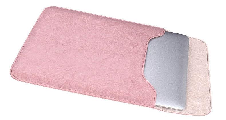 Sleek 2 In 1 Men's Slim Laptop Sleeve -Pink - Obeezi.com