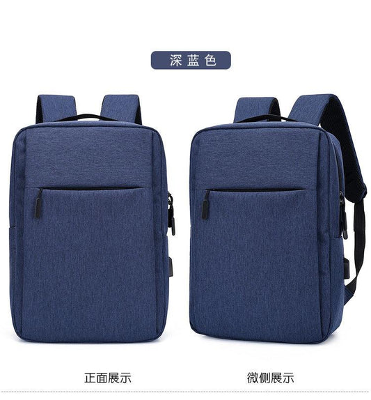 Smart Anti-Theft Oxford Backpack With Usb Charging Ports Bag-Blue - Obeezi.com