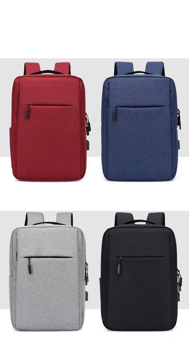 Smart Anti-Theft Oxford Backpack With Usb Charging Ports Bag-Blue - Obeezi.com