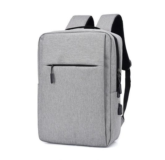 Smart Anti-Theft Oxford Backpack With Usb Charging Ports Bag-Grey - Obeezi.com