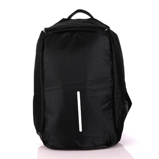 Smart portable Travel Backpack with USB port - Black - Obeezi.com
