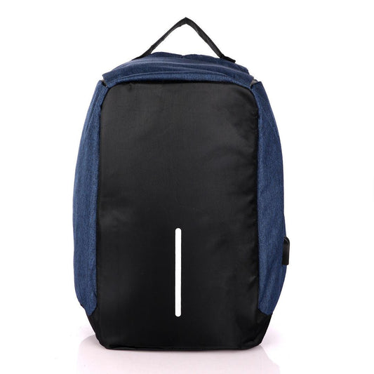 Smart portable Travel Backpack with USB port - Blue - Obeezi.com