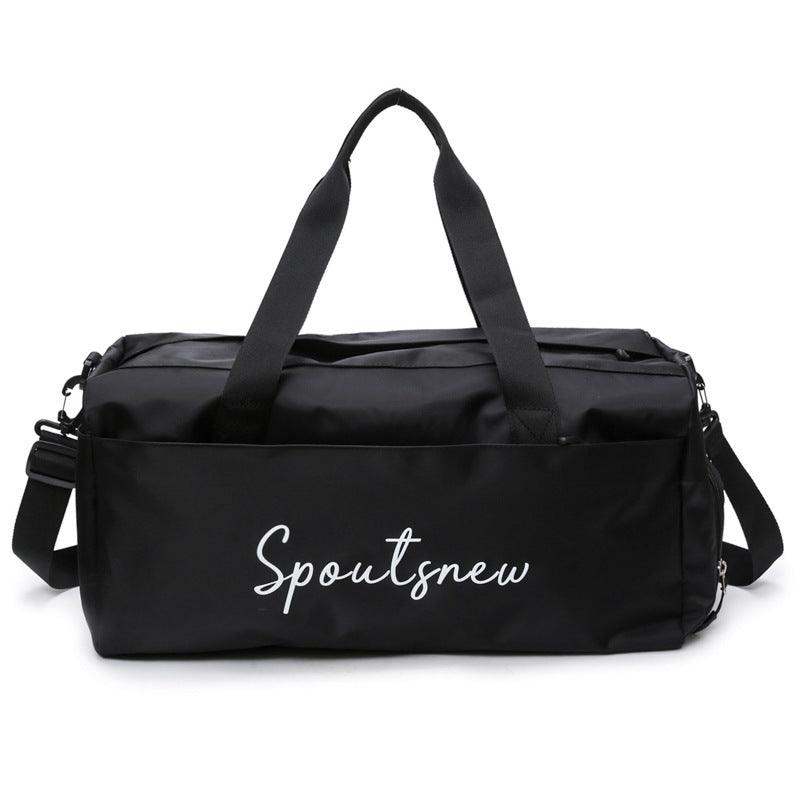 Sporty Waterproof Large Capacity Carrier Crossbody Black Bags - Obeezi.com