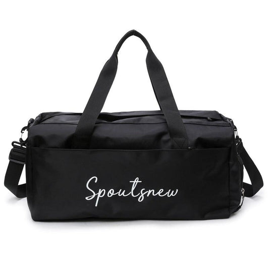 Sporty Waterproof Large Capacity Carrier Crossbody Black Bags - Obeezi.com