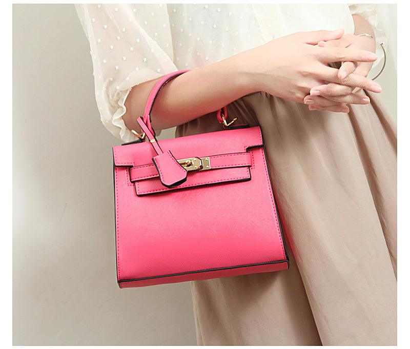 Stunning Padlock Birkin Inspired With Scarf - Green - Obeezi.com