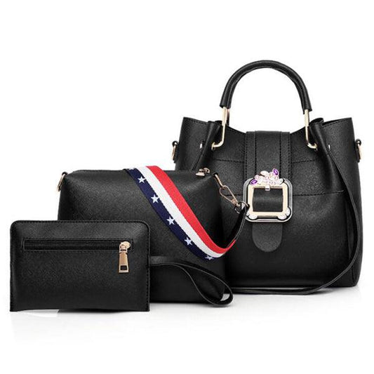 Summer Fashion Vogue Style High Quality Women Handbags-Black - Obeezi.com