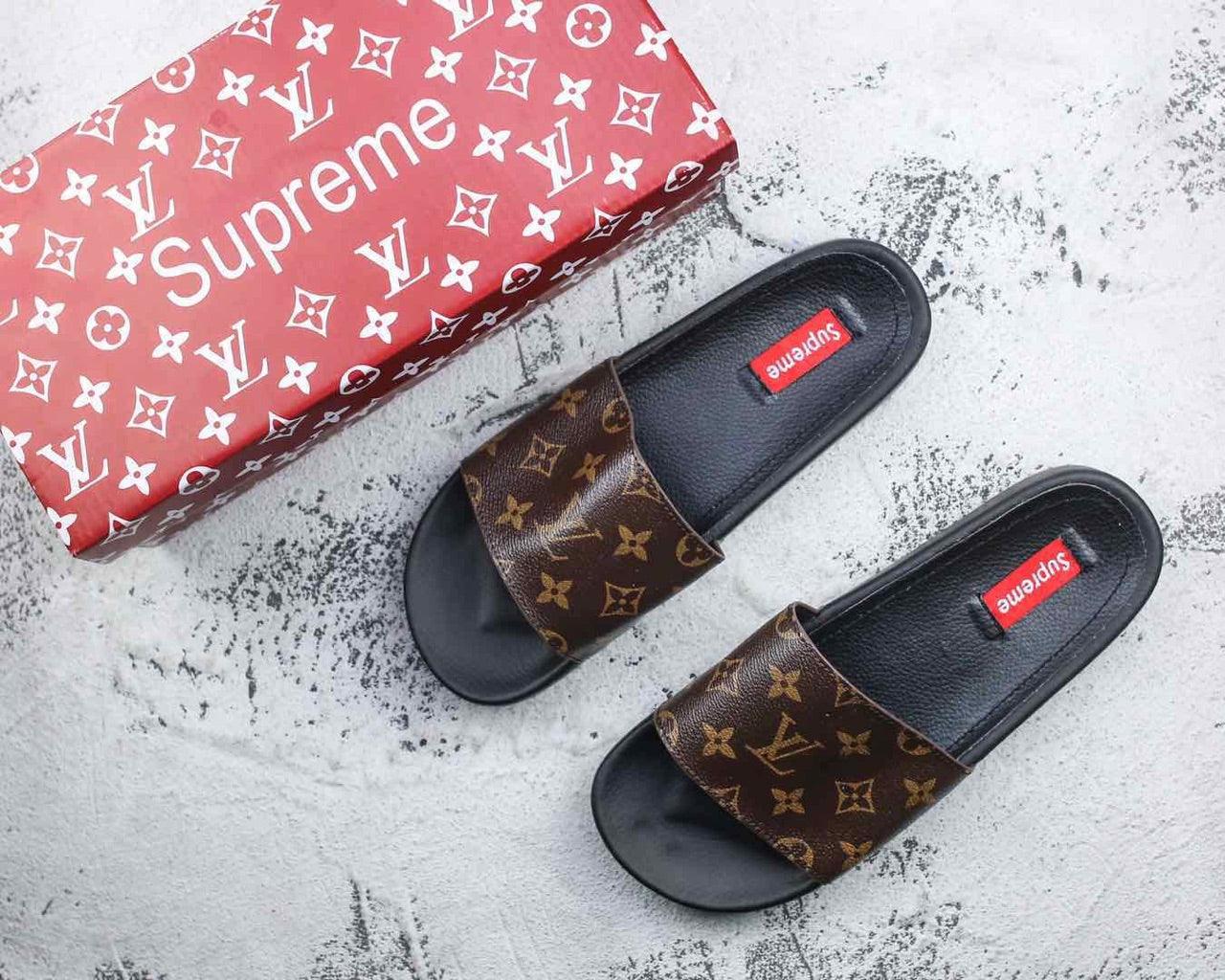 Sup X LV 14ss Slide Sandal - PVC3544 Coffee Brown - Obeezi