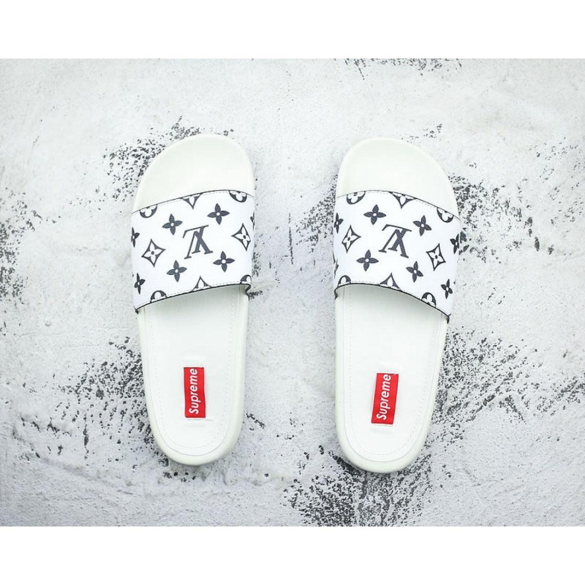 Sup X LV 14ss Slide Sandal - PVC3544 White and Black - Obeezi