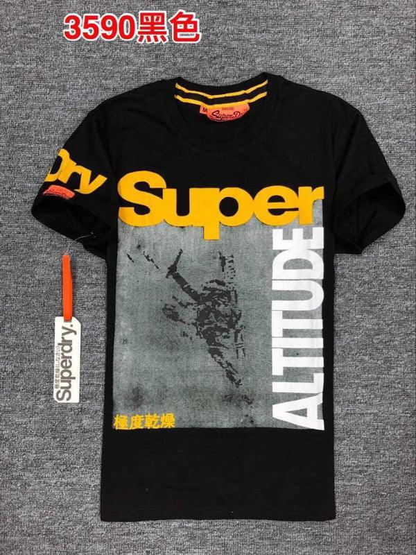 Super Dry Altitude T Shirt Blak Ash - Obeezi