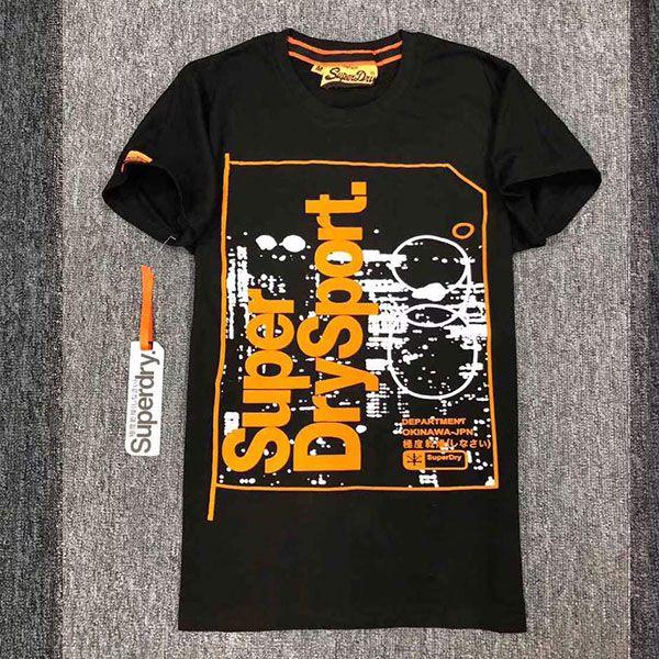 Super Dry Black Sport T-Shirt - Obeezi