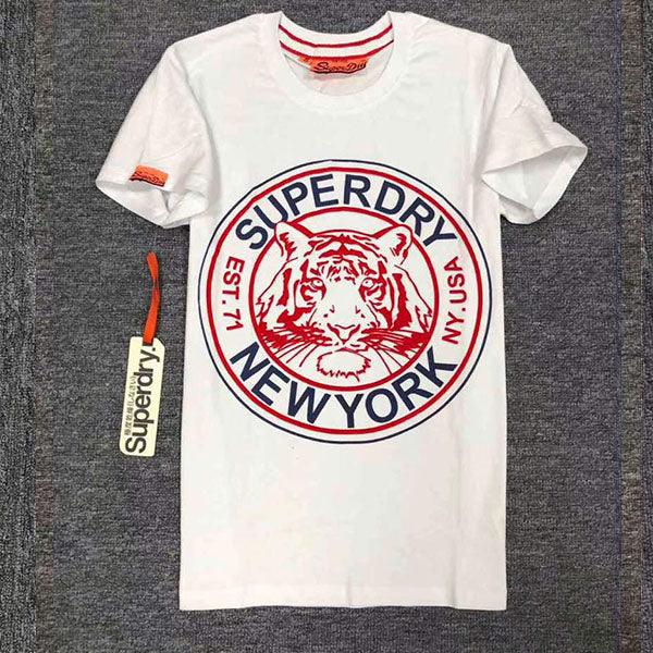 Super Dry Est New York T-shirt White - Obeezi