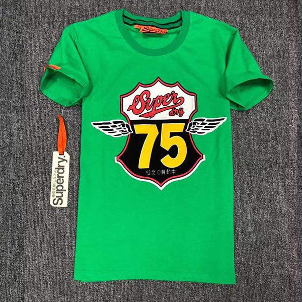 Super Dry Fat 75 Reworked Classic T-Shirt Green - Obeezi