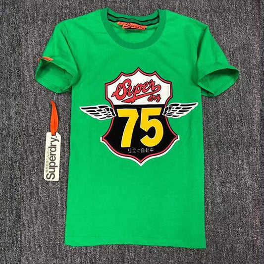 Super Dry Fat 75 Reworked Classic T-Shirt Green - Obeezi