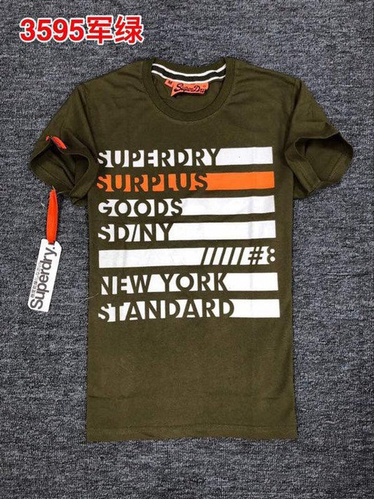 Super Dry New York Outlet Brown T Shirt - Obeezi